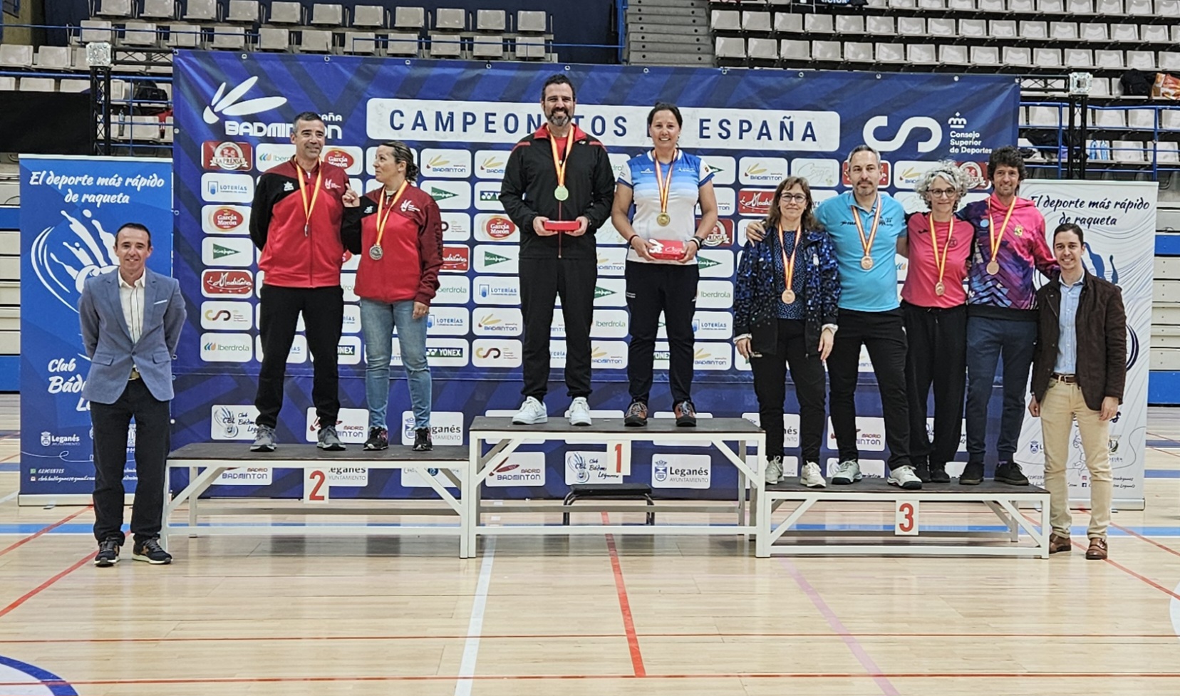 "Nelly Iriberri y Patricia Pérez, campeonas de España Sénior en Dobles A1 y Mixtos B2"